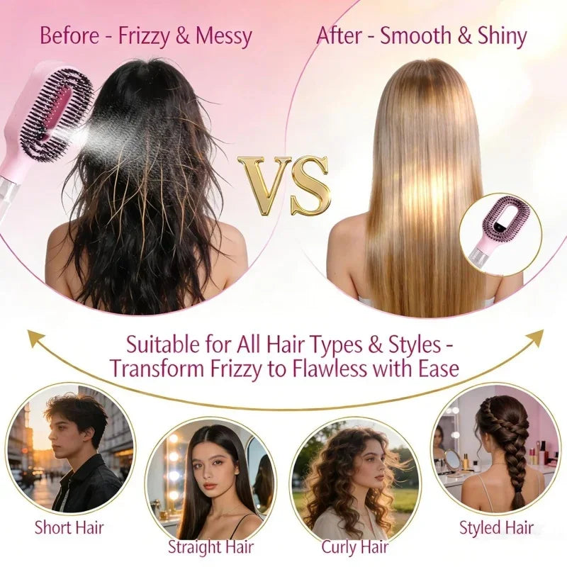 JustTrend® - 2in1 Detangling Sprayer Brush & Scalp Massage Comb