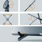 JustTrend® - 3in1 Magnetic Phone Holder, Selfie Stick & Tripod Stand