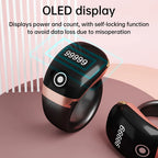 Smart Bluetooth Ring Counter Digital Finger Ring Tally Counter 9999 OLED Display Smart Tasbih Tasbeeh Ring for Dhikr Count