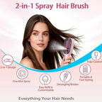 JustTrend® - 2in1 Detangling Sprayer Brush & Scalp Massage Comb