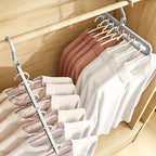 JustTrend® - 3pcs 9 Hole Space Saving Foldable Hangers